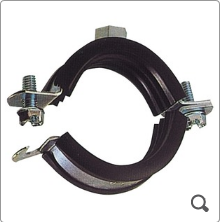 Collier isophonique rupture 300 kgf p.0763 - Ø acier et cuivre, fermeture rapide, charge max 300 kg_0