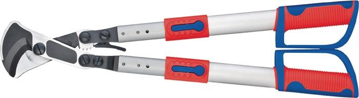 Coupe-câble KNIPEX - longueur ajustable 570-770 mm - tête brunie - gaines multicomposant_0