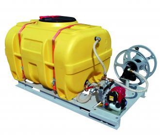Cuve d'arrosage avec motopompe essence Honda - 1000 litres - sur plateau en acier peint - 307495_0