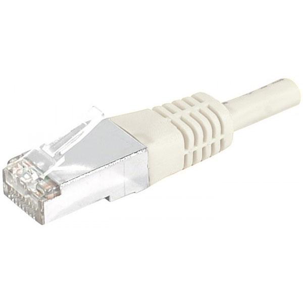 DEXLAN CORDON RJ45 CATEGORIE 6A S/FTP GRIS - 20 M