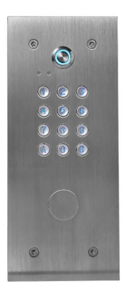 DIGICODE ® accès collectif encastré - rétroéclairage des touches - emplacement T25 ou Vigik - façade inox - DI100E_0