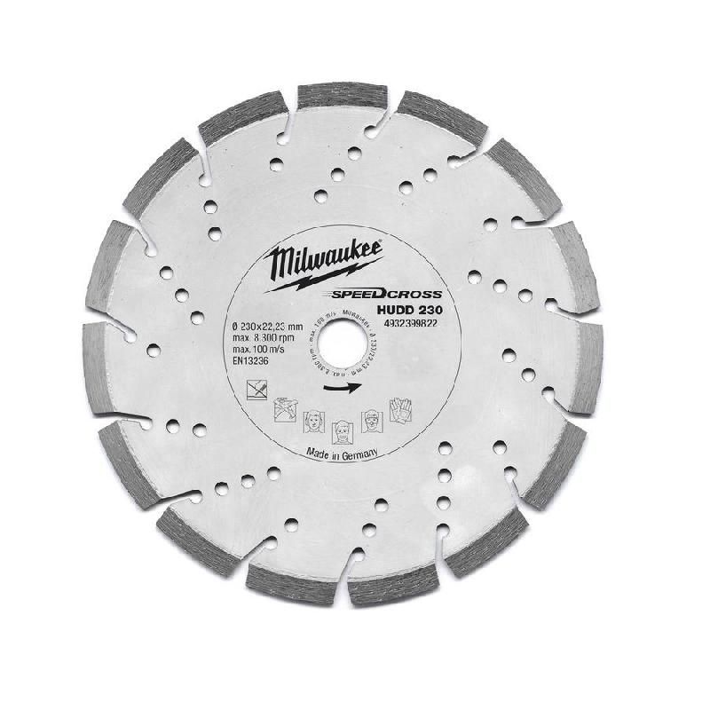 DISQUE DIAMANT MILWAUKEE HUDD 230 - APPLICATION UNIVERSELLE - Ø 230 MM - 4932399822