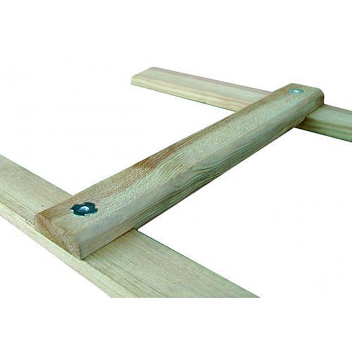 ÉCHELLE DE COUVREUR - BOIS - ENTRAXE 25 CM - 3,50 M OUTIFRANCE