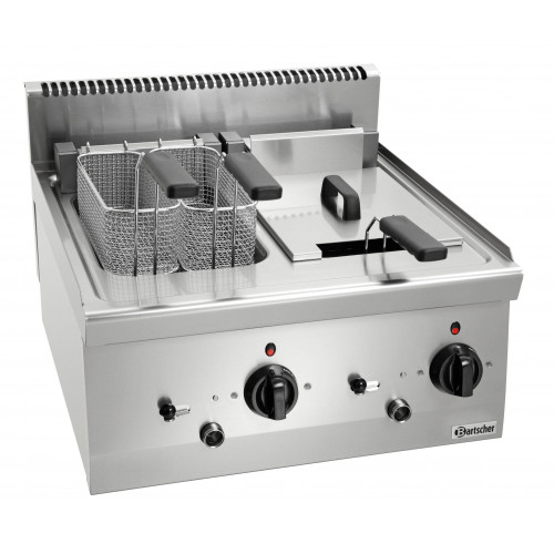 FRITEUSE ÉLECTRIQUE PROFESSIONNELLE BARTSCHER 2 X 8 L - SÉRIE 600