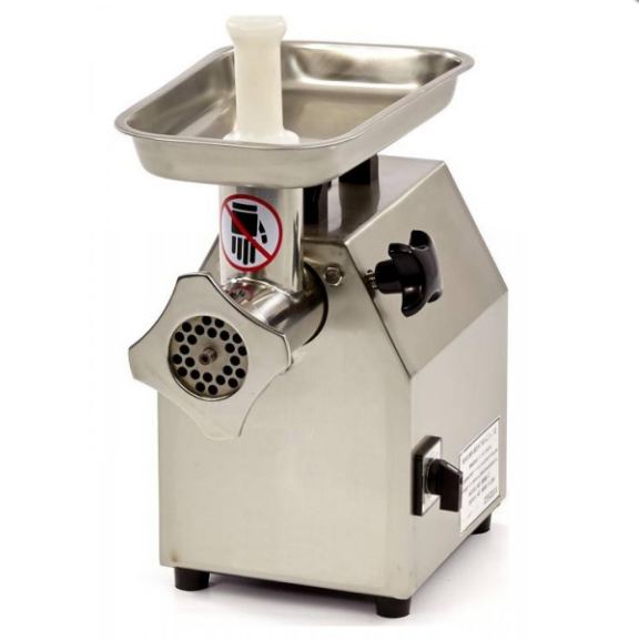 Hachoir à viande professionnel puissant - Acier inoxydable - Capacité jusqu'à 120 kg/heure - RÉF. MXM03-ET_0