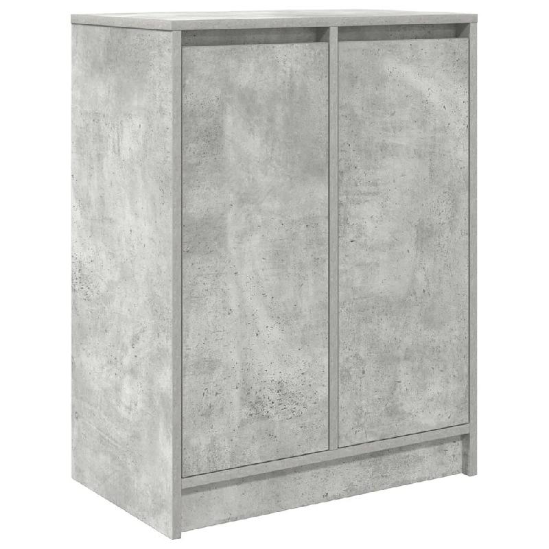 Helloshop26 - Armoire à chaussures avec 2 portes et 8 étagères 57 x 34 x 76 cm style moderne finition pratique en bois d'ingénierie 02_0051772 - B_0