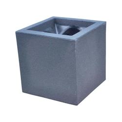 Jardinière en polyéthylène Tango 45 x 45 x 46 cm Roto - gris 3831116102275_0