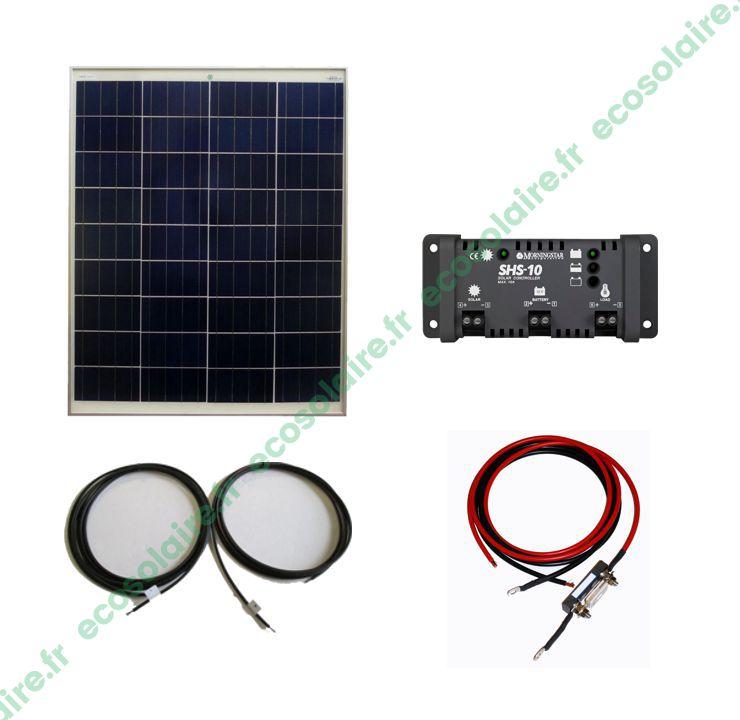 KIT AUTONOME SOLAIRE 80W 12V ÉCOSOLAIRE® AUCUNE AUCUNE CONFORMITÉ UTE C 15-712-2_0