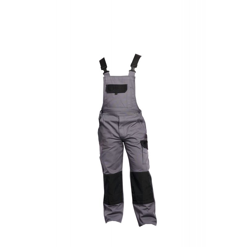 Klaus - Cottes de travail sans métal - Gris/Noir - Poche genoux EN 14404 en Cordura_0