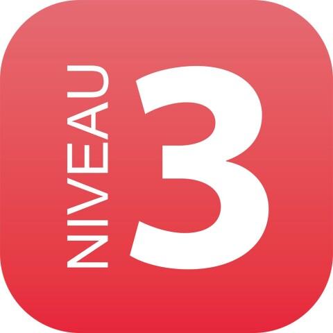 LOT DE 2 - PLAQUE SIGNALÉTIQUE EN PLEXIGLAS PLEXI - NIVEAU 3 (ROUGE)