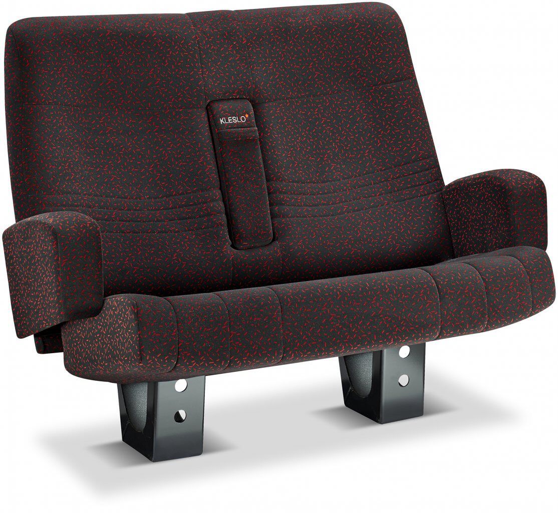 Love seat - fauteuil de cinéma Kleslo - housses assise et dossier matelassées - banquettes fixes ou relevables_0