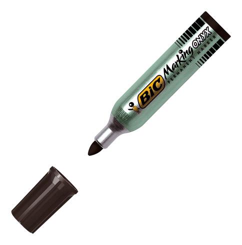 MARQUEUR PERMANENT BIC ONYX MARKET MINI POINTE OGIVE 6,5 MM NOIR