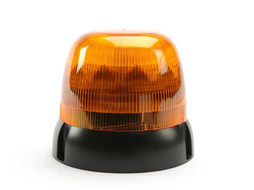 Feu orange medium short LED 360° - 11 LED Solaris compact - Montage magnétique - 12/24V - Homologation R65, R10, SAE, IPX5_0