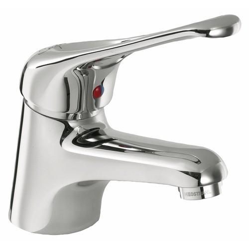 MITIGEUR DE LAVABO - BEC FIXE ET MANETTE AJOURÉE / SAILLIE 119MM ET HAUTEUR SOUS BEC 53.5MM SANIFIRST