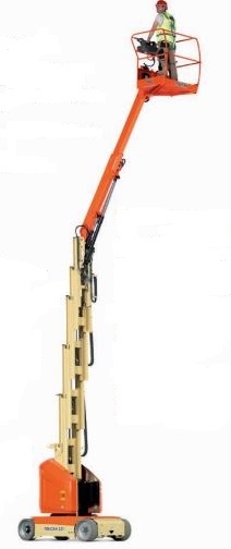 Nacelle automotrice - Toucan 12E - JLG - mât vertical avec déport de 2,39m et hauteur de travail jusqu'à 10m_0