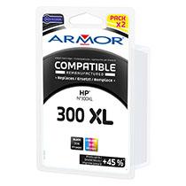 PACK CARTOUCHE OWA COMPATIBLE HP 300XL COULEURS POUR IMPRIMANTE JET D'ENCRE