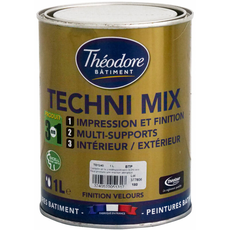 Technimix Ral 8003 Brun Argile 1l Peinture Polyvalente 3 En 1 Multisupports Sous Couche Et Finition Isolante Peintures Theodore Comparer Les Prix De Technimix Ral 8003 Brun Argile