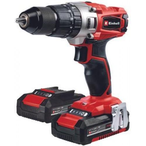 PERCEUSE VISSEUSE À PERCUSSION SANS FIL TE-CD 18/2 LI-I + 64 ACCESSOIRES EINHELL