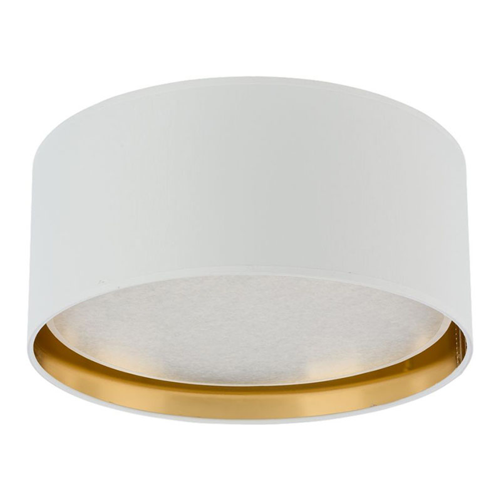 TK LIGHTING PLAFONNIER BILBAO, BLANC/OR, Ø 45 CM