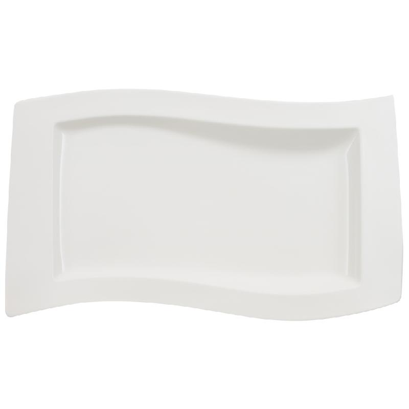 PLAT VILLEROY & BOCH NEWWAVE RECTANGULAIRE 490X300 MM
