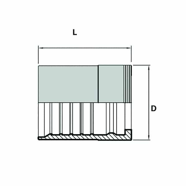 Pour tuyaux 4SH - 12 , 3/4