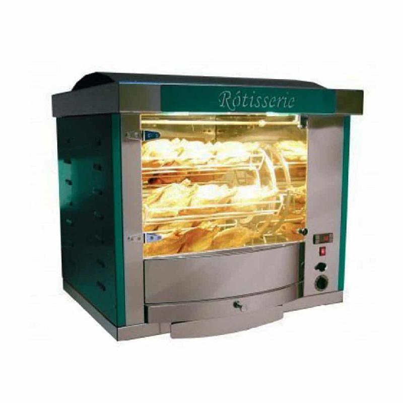 Rôtissoire professionnelle à balancelle en inox FUSION 5 (Couleur: Vert Réf - FUSION5-6026-vr-12)_0