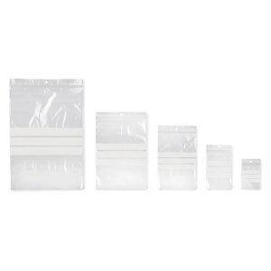 sachet plastique avec fermeture