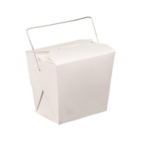 RÉCIPIENT MICRO-ONDABLE AVEC ANSES FOLD PACK 780 ML 8X7 CM CARTON BLANC (VENDU PAR 500)