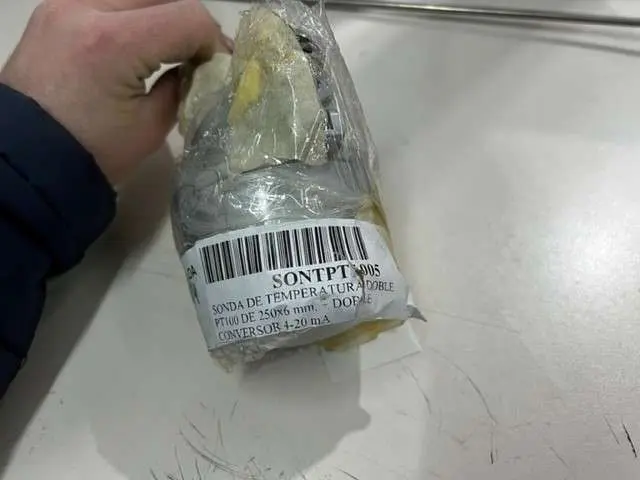 Sonde de température double pt100 inutilisée_0