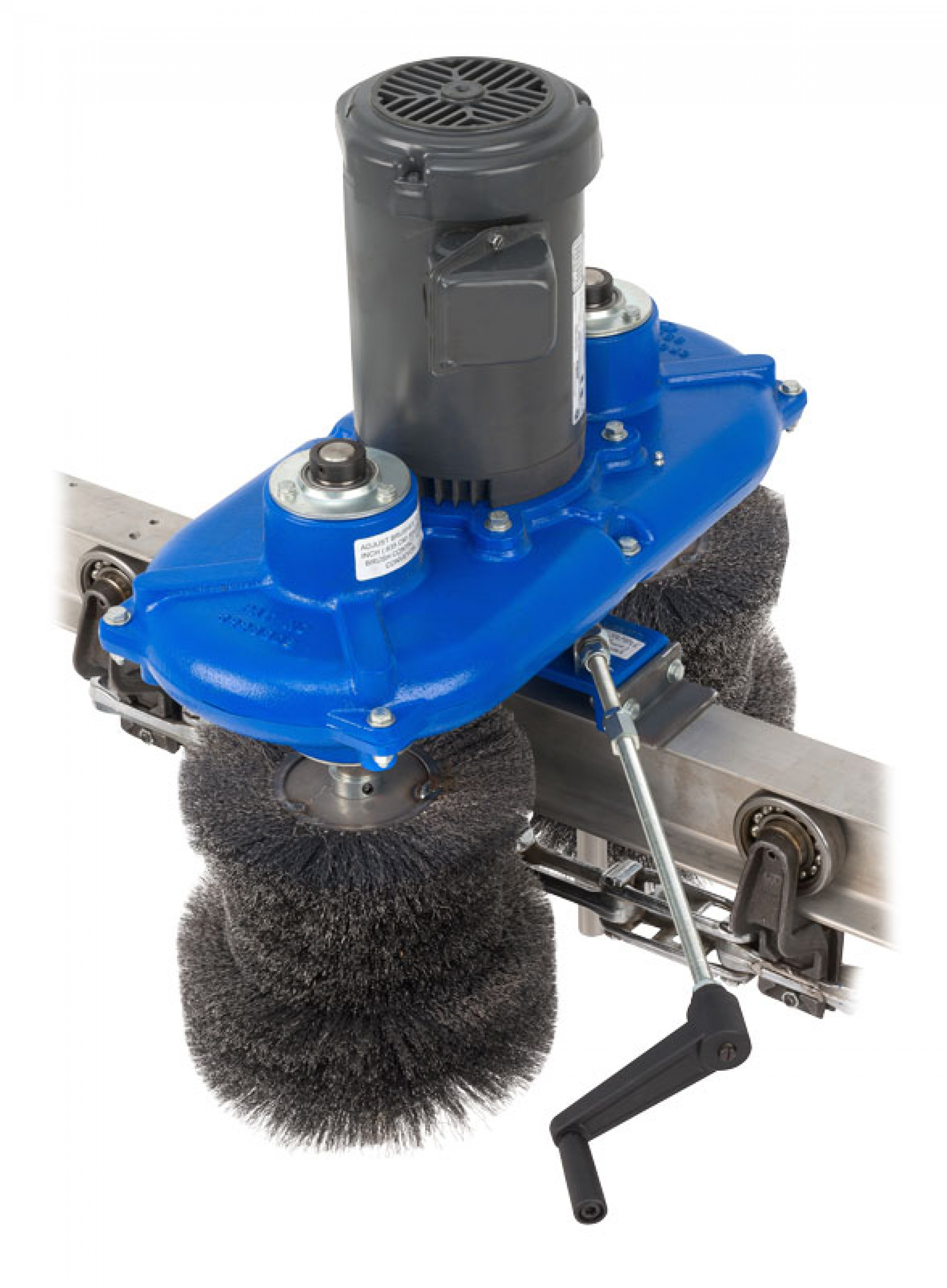 Système de nettoyage pour convoyeur OP-8 - Nettoyage automatique par brosse, adaptable et robuste_0