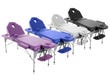 Table de massage pliante en aluminium - 186 x 66 cm - Rembourrage 14 cm - Réglable et résistante_0