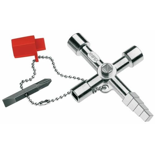 TROUSSEAU DE CLÉS MAINTENANCE - POUR SANITAIRE ET BÂTIMENT KNIPEX