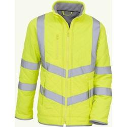 Veste de travail haute visibilité déperlante hiver  Kensington jaune T.XS Yoko - XS jaune polyester 6933883216890_0