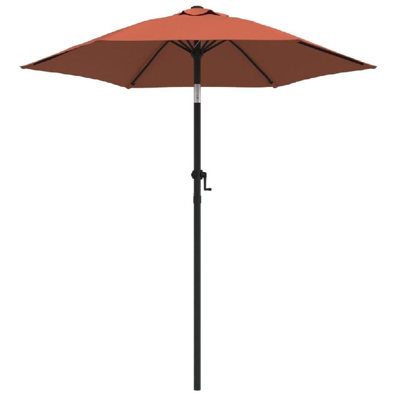 VidaXL Parasol Terre cuite 200x224 cm Aluminium Modèle Soleil Celeste Plus - 47209_0