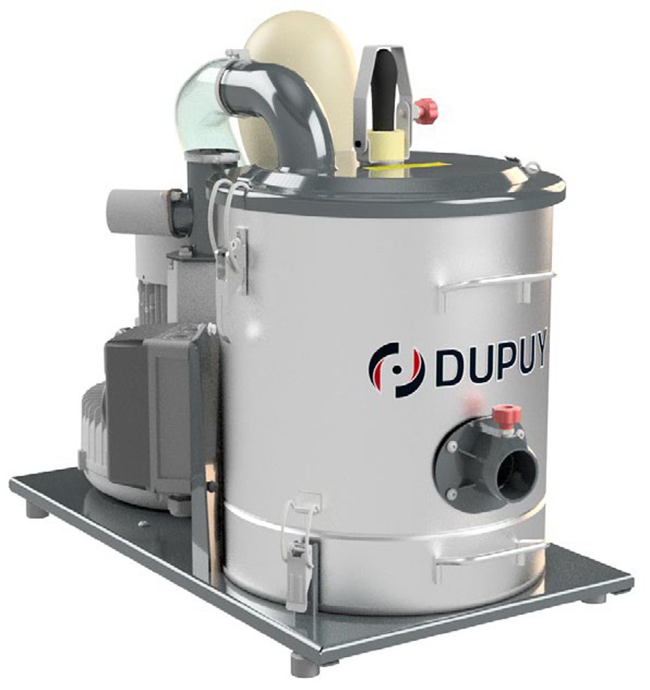 Aspirateur industriel DUPUY SK40 - 4 kW triphasé - Déchets, poussières et solides - Réservoir 40 L_0