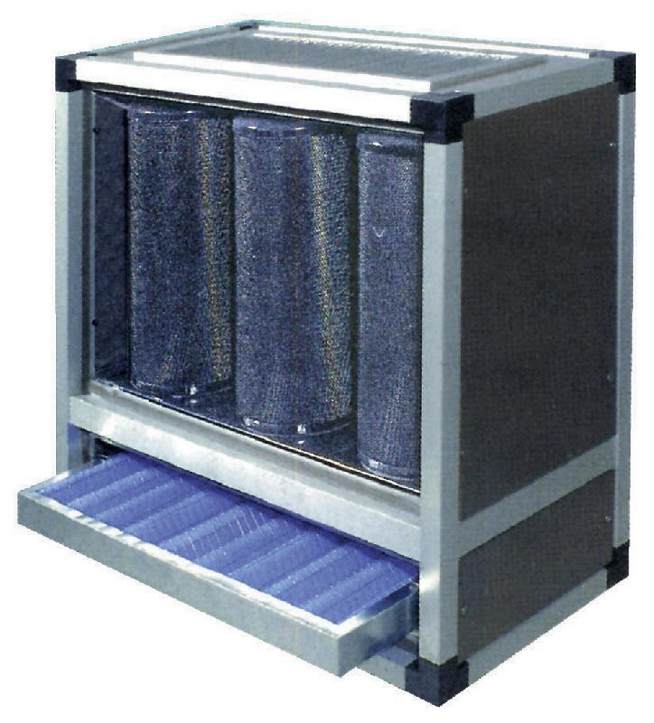 Caisson de filtration des graisses et des odeurs 5 cylindres fg05700x400x700 - FG05_0