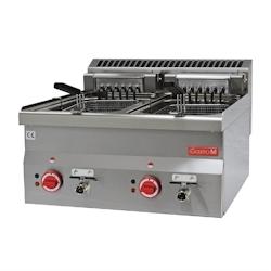 Gastro M Friteuse inox double électrique 2 x 10 Litres, 15 000 W, 400 V - TRI - inox GL909_0