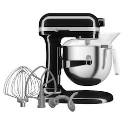 KitchenAid Robot de cuisine 5KSM70JPXEOB, 6.6 L, 11 vitesses, avec 4 accessoires, noir - noir multi-matériau 48275_0
