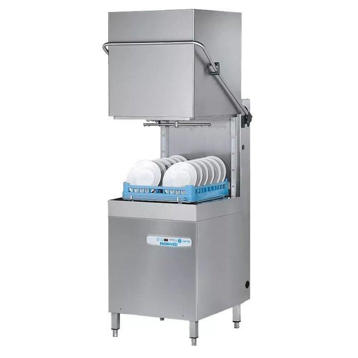 Lave-vaisselle à capot Hoonved avec Break Tank 65 paniers/h, Inox, 400V - TRI_0