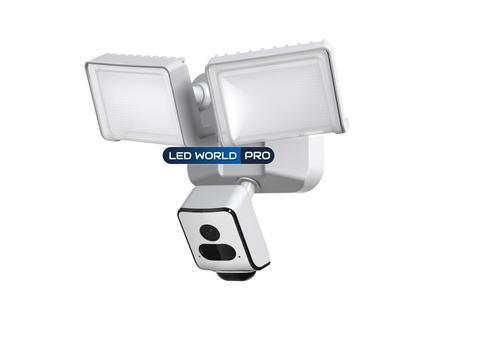 Pack de 2x double projecteur avec caméra - fv810e - wifi intégré - détecteur de mouvement - connexion application android et ios_0
