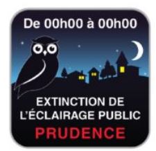Panneau extinction éclairage public - jesignale - dimensions multiples et classe 1_0