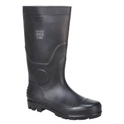 Portwest - Bottes étanches de loisirs en PVC WELLINGTON Noir Taille 48 - 48 noir matière synthétique 5036108266555_0