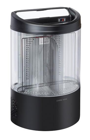 Refroidisseur de canettes professionnel en verre noir 110 litres - FT 110B - CH_0