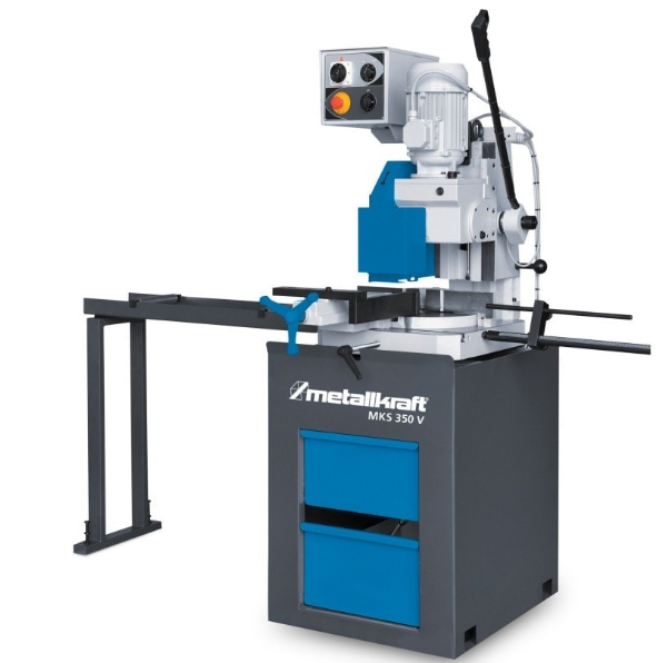 Scie circulaire manuelle verticale Metallkraft MKS 350 V - Ø 350 mm - 2 vitesses de coupe_0