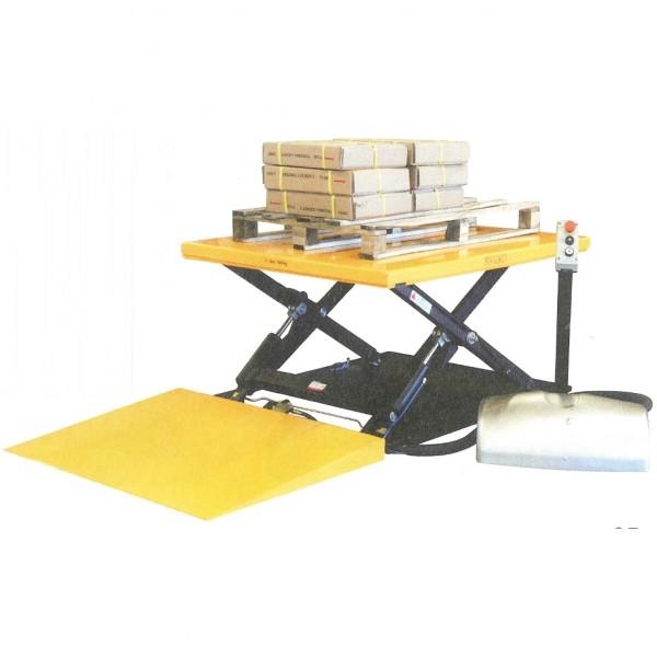 Table élévatrice électrique avec rampe - Capacité 1000 kg - Marque Rolléco_0