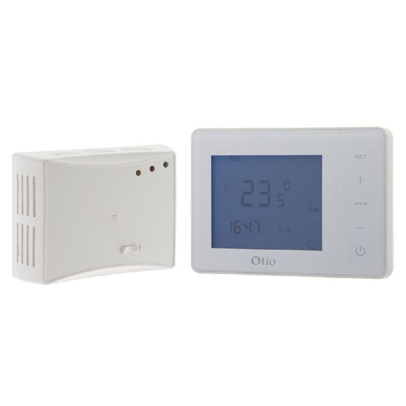 Thermostat programmable sans fil blanc - Otio_0