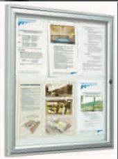 Vitrine Tradition - Épaisseur 30 mm - Simple face - Cadre aluminium - Vitrage plexichocs 4 mm_0
