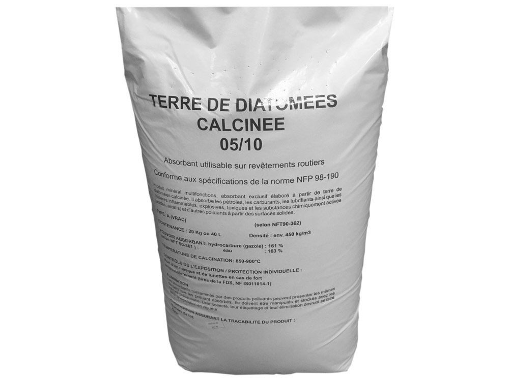 Absorbant minéral terre de diatomée sac de 40 l_0