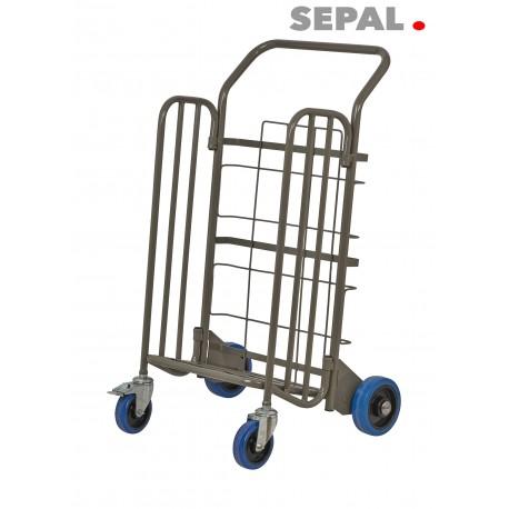 Chariot pliable de distribution pour charges lourdes - tr034xxl - ergonomique, léger et maniable_0