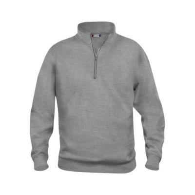 CLIQUE Sweat basic camionneur Gris Chiné L_0